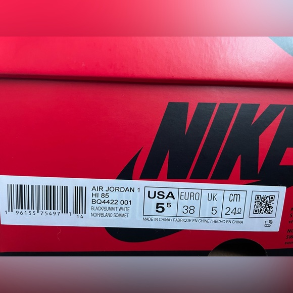 Jordan 1 Retro High 85 “Black White” - Picture 3 of 7